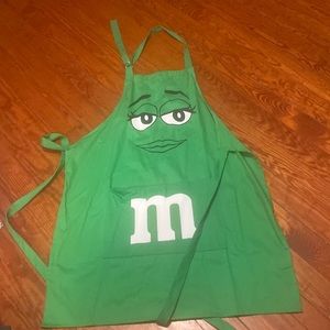 Cooking apron green m&m